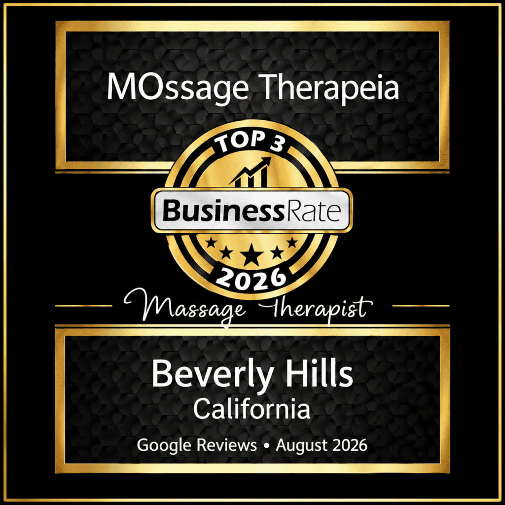 MOssage Therapeia Top 3 Massage Therapist Award 2026